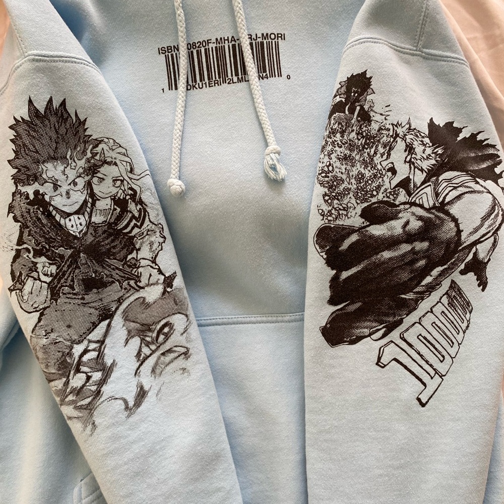 Rare Project Mori-My Hero Academia Hoodie-Small-Worn Once